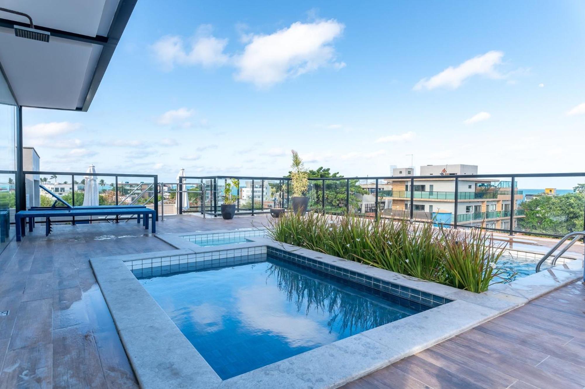 公寓 Flat Com Piscina Privativa No Centro De Porto *