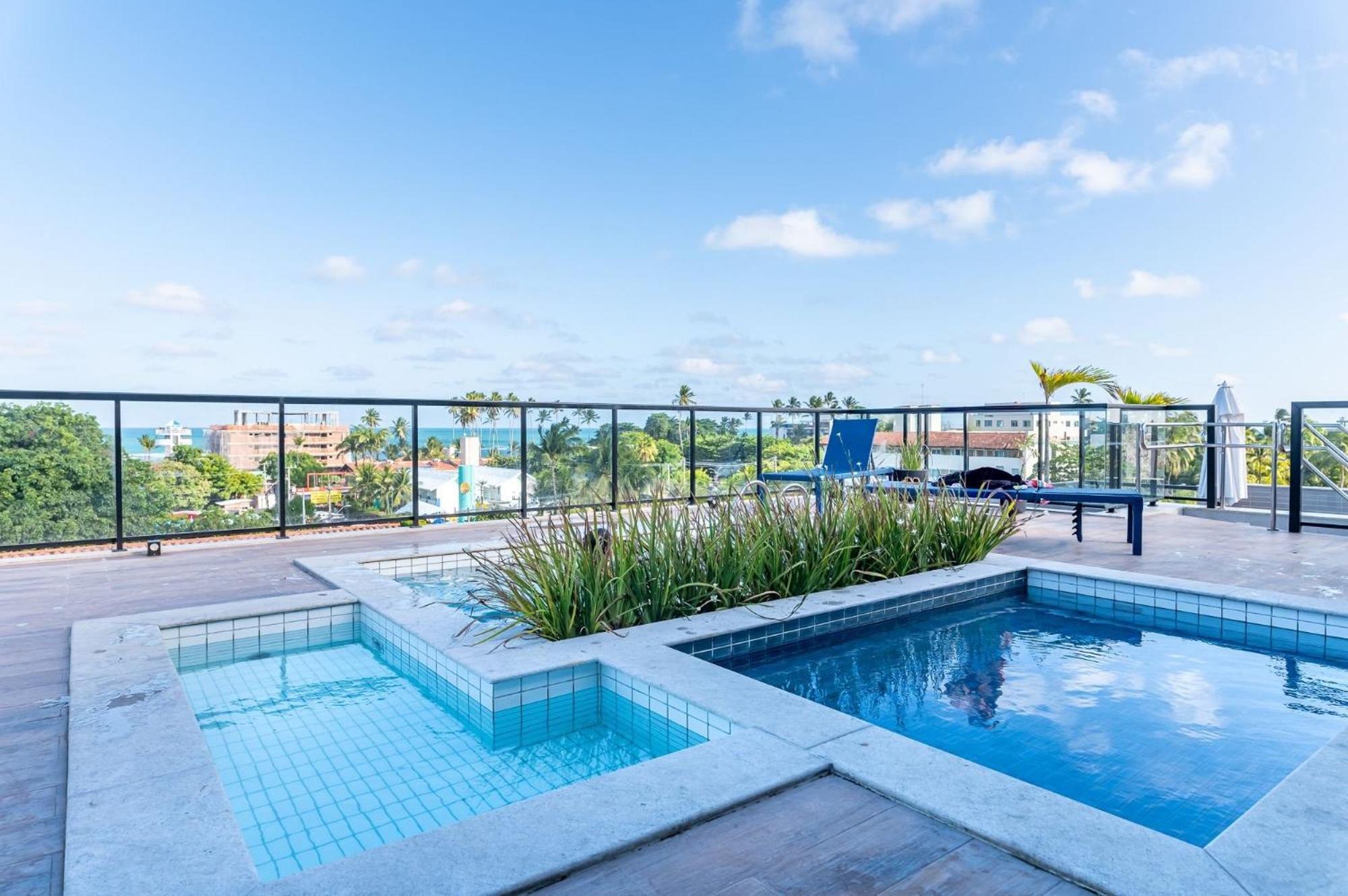 公寓 Flat Com Piscina Privativa No Centro De Porto Pôrto das Galinhas