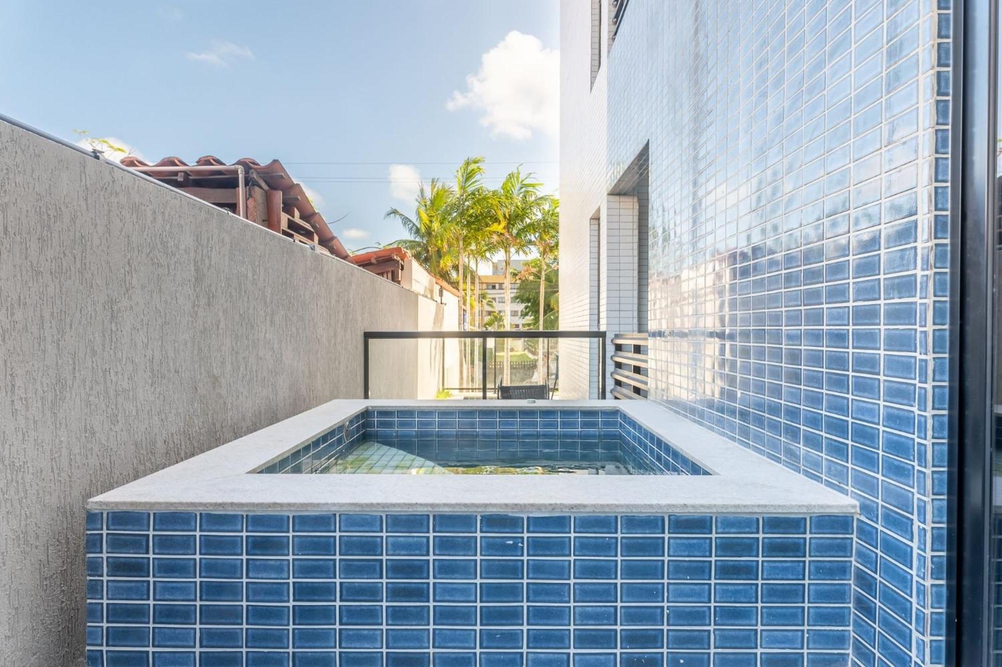 公寓 Flat Com Piscina Privativa No Centro De Porto