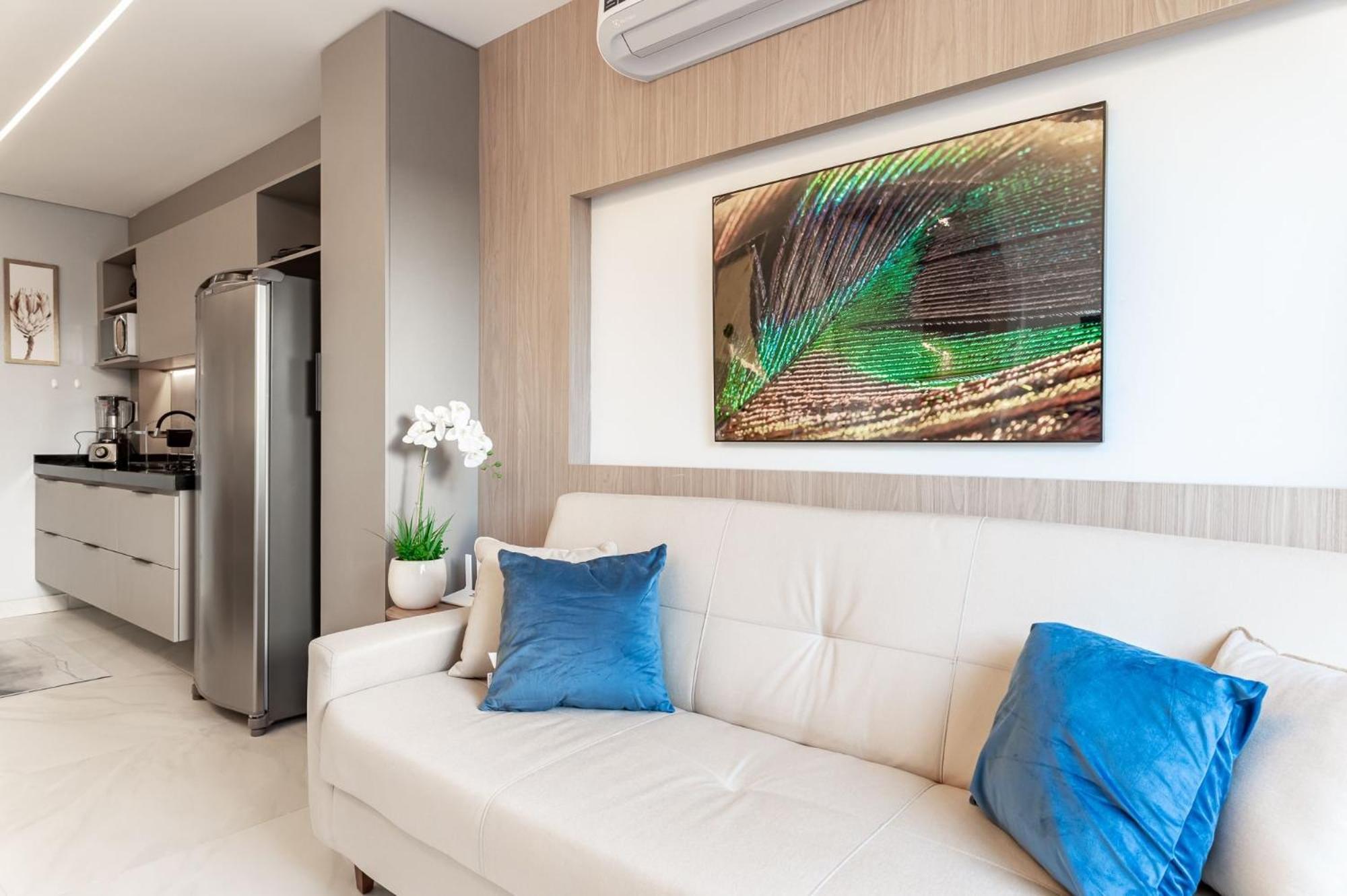 公寓 Flat Com Piscina Privativa No Centro De Porto *