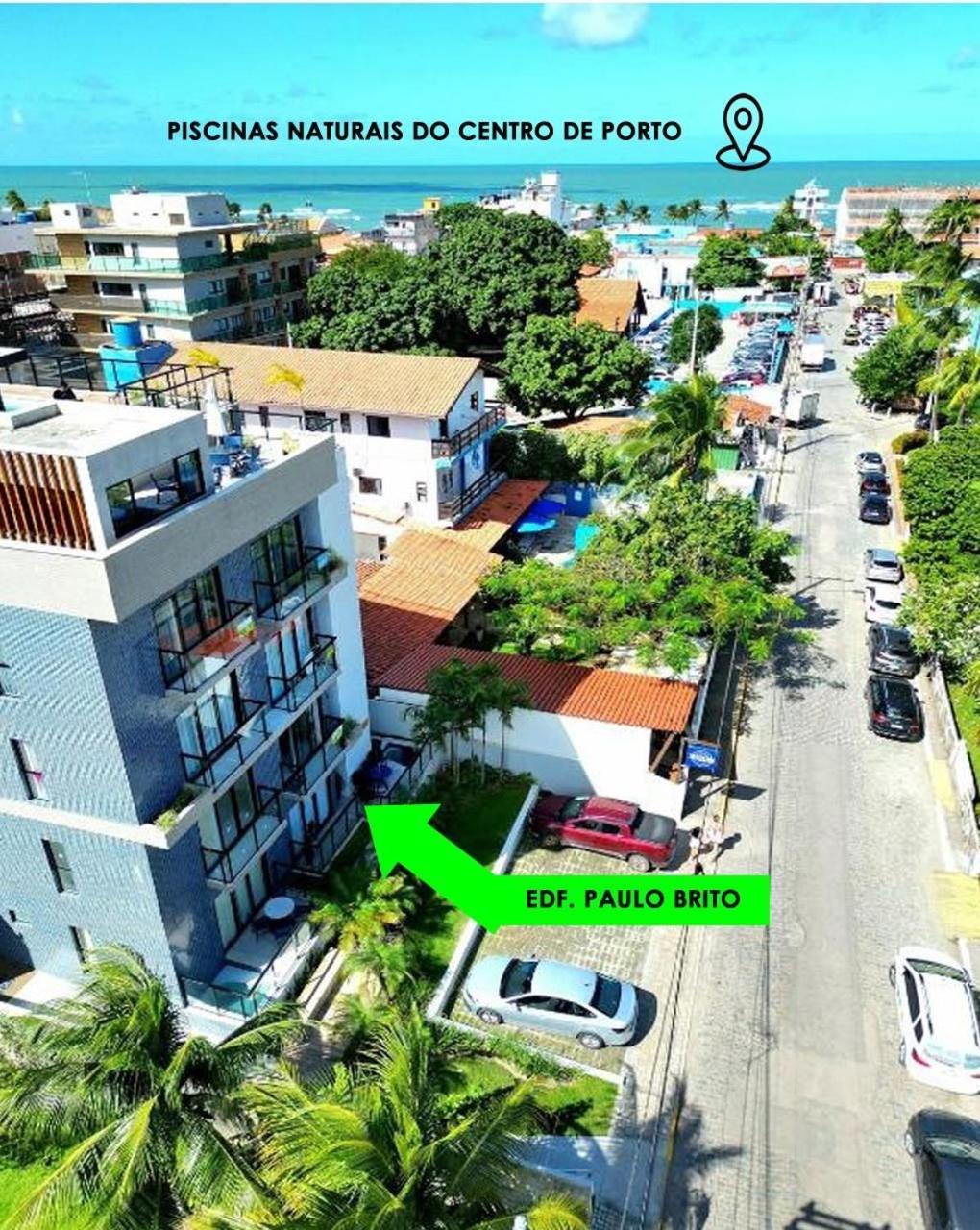 Flat Com Piscina Privativa No Centro De Porto Pôrto das Galinhas